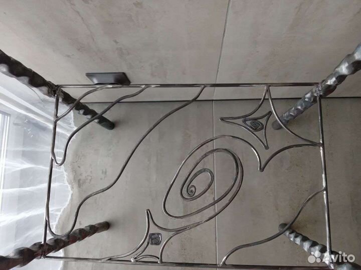 Кованая дровница 