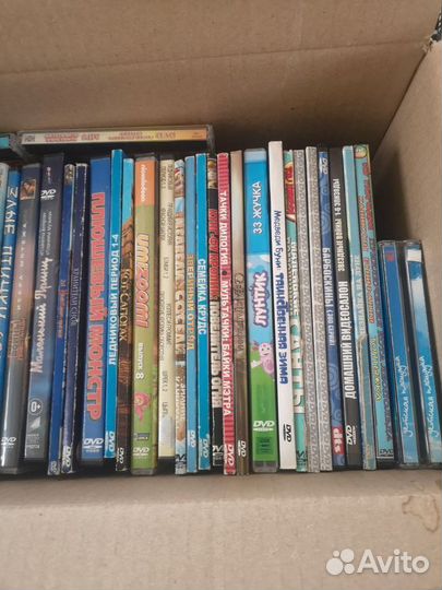 Dvd диски мультфильмы пакетом