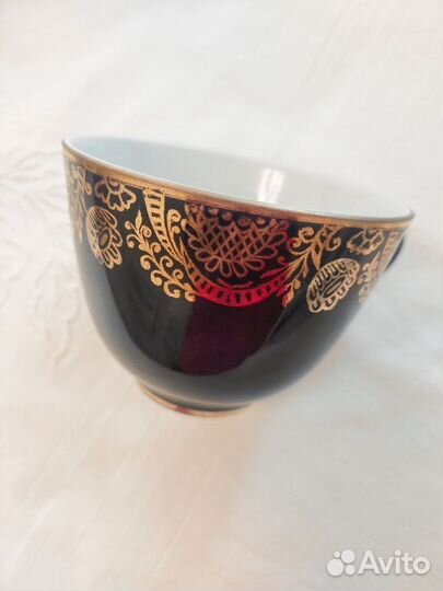 Чашка с блюдцем лфз cobalt