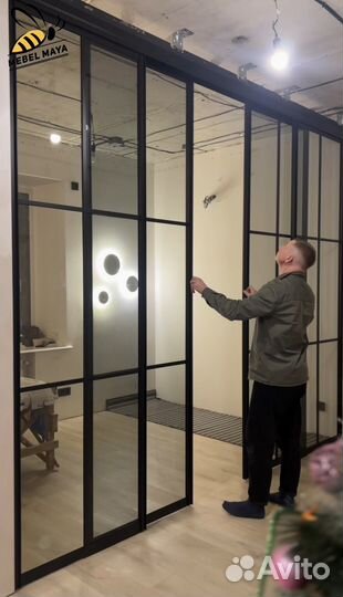 Раздвижные двери перегородки