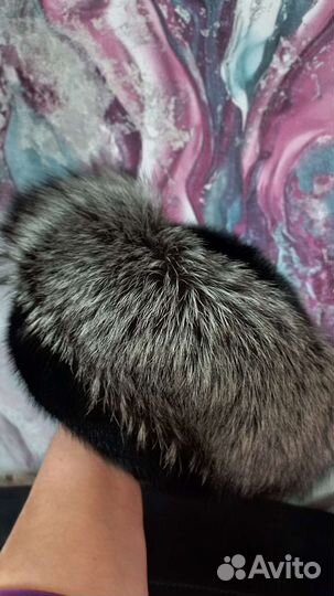 Шапка норковая женская 58 размер