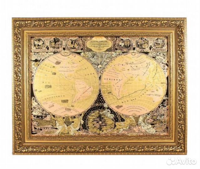 Панно «Карта мира», Златоуст