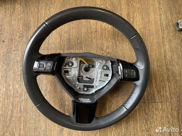 Руль opel astra H с кнопками кожа