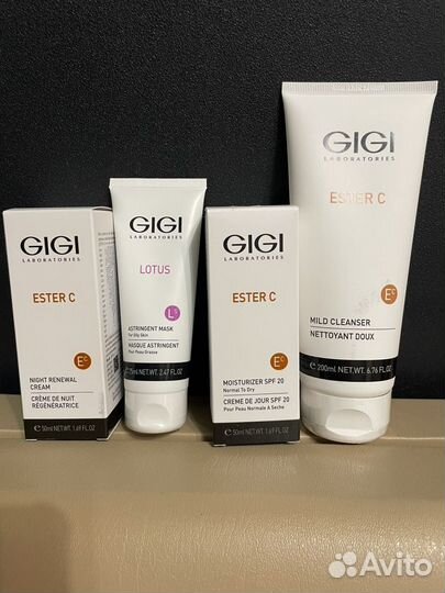 Gigi ester c, acnon, vitamin e