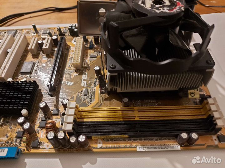 Комплект Asus m2n 1394 + процессор + кулер