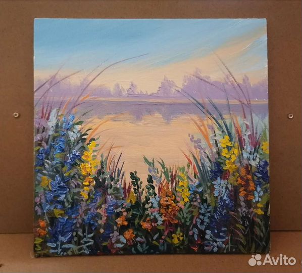 Картина маслом на холсте пейзаж