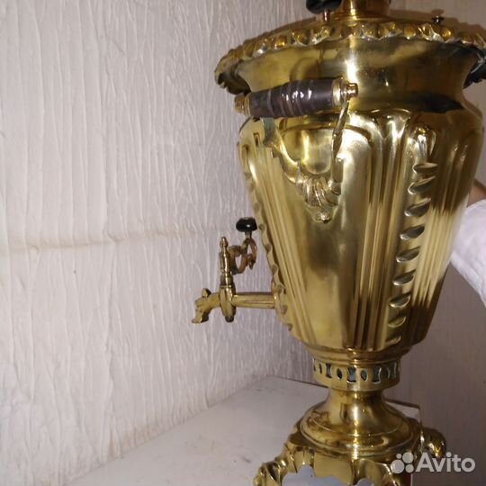 Самовар на дровах рюмка колоннами