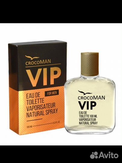 Туалетная вода мужская crocoman VIP, 100 мл