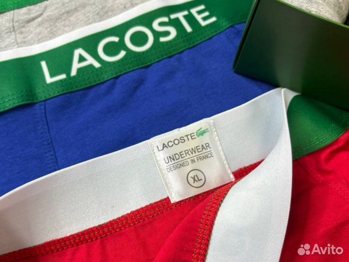 Трусы мужские Lacoste боксеры хлопок