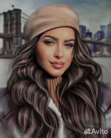 Портрет по фото на холсте Одинцово