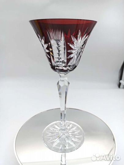 Бокалы цветной хрусталь