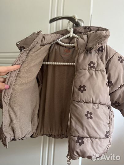 Дутая куртка Zara для девочки 2-3 года