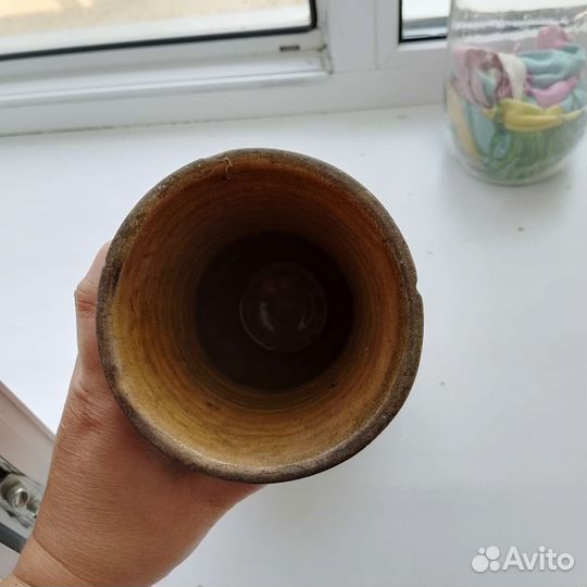 Бочонок керамический и крынка