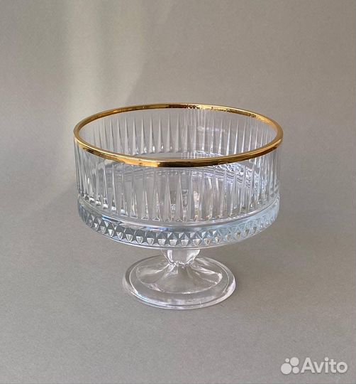 Креманки с золотой каймой