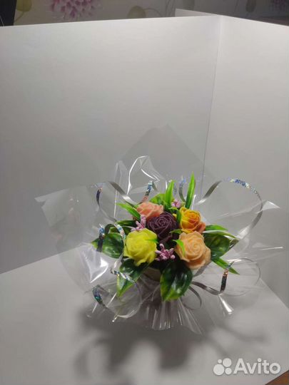 Букет из мыла