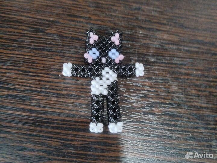 Кот Лютик из бисера