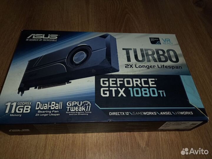 Видеокарта GTX 1080 ti 11 gb