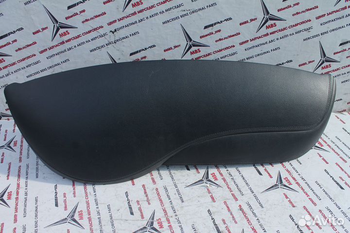 Накладка торпедо верхняя кожа w221 Mercedes