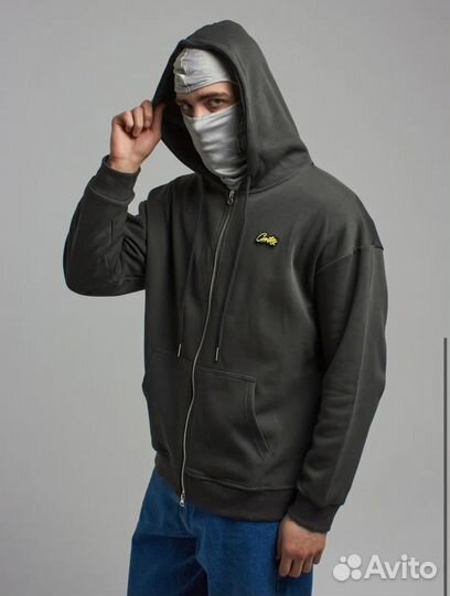 Кофта / Зип Худи Corteiz С Балаклавой Размеры 46-5