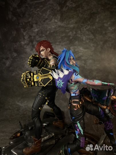 Диорама Arcein Jinx и Vi