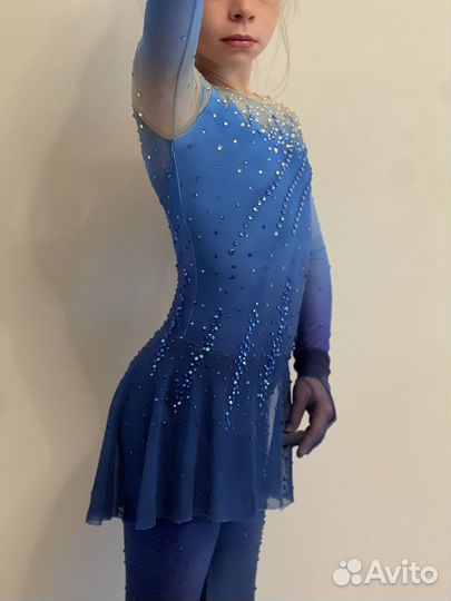 Платье комбинезон фигурное катание 104 110