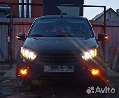 Противотуманки с дхо Mensory для LADA vesta