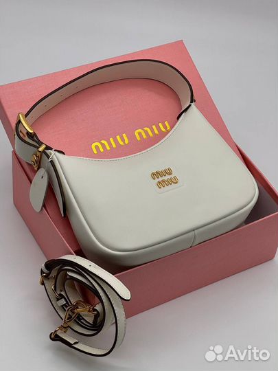 Сумка Miumiu натуральная кожа