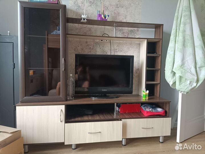 Стенка в гостиную со шкафом под тв бу