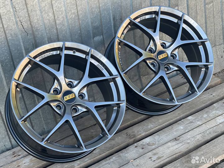 Диски r17 5x100 BBS CI-R темный хром hyper black