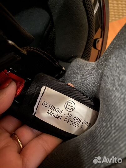 Мотошлем LS2 FF352 размер 52 и защита шеи