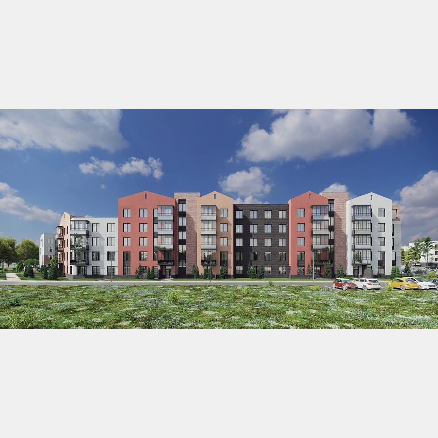 2-к. квартира, 56,6 м², 1/5 эт.