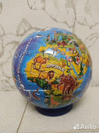 Чудо глобус-пазл на подставке
