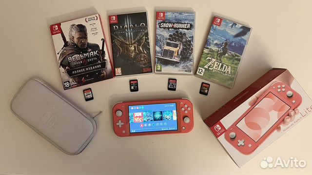 Nintendo switch lite с играми купить в Санкт-Петербурге | Электроника ...