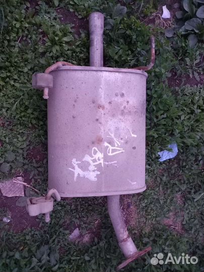 Задняя банка глушителя nissan almera classic