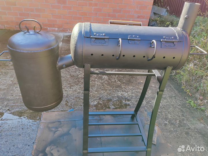 Мангал коптильня смокер