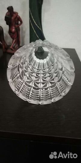 Ваза хрусталь и блюдо