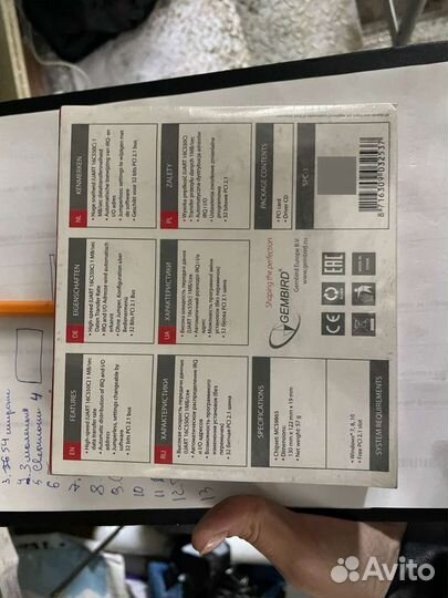 Контроллер gembird port PCI-Express add-on card