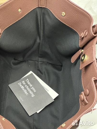 Сумка demellier натуральная кожа