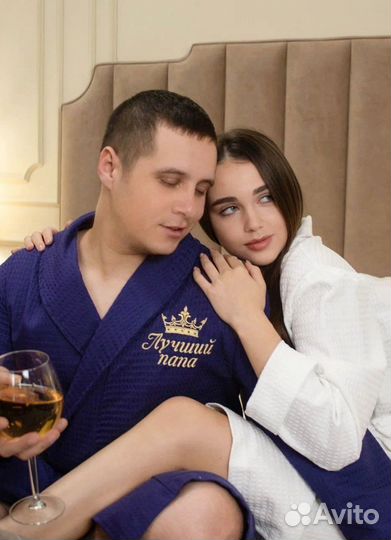 Халат с вышивкой