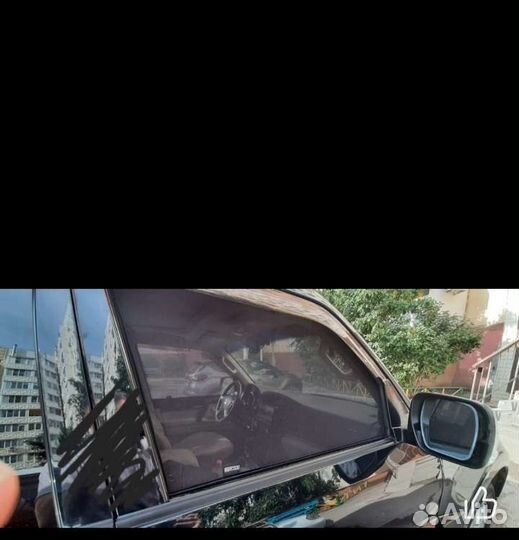 Каркасные автошторки на Mitsubishi Pajero