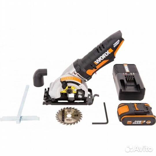 Дисковая пила аккумуляторная Worx SAW WX527