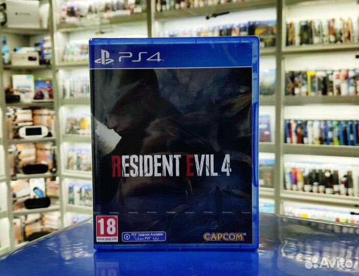 Диск PS 4 Resident Evil 4 Remake русская версия
