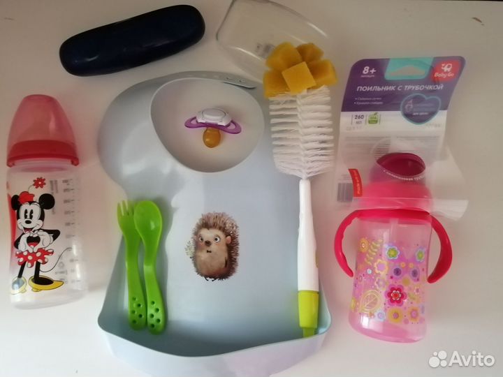 Поильник, бутылочка Nuc, пустышка chicco