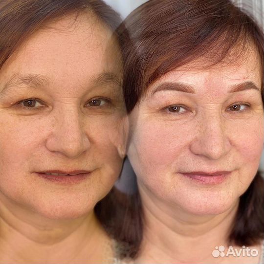 Татуаж перманент брови губы веки удаление татуажа