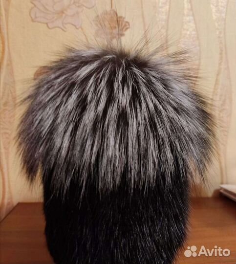 Шапка норковая женская бу