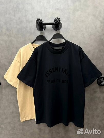 Essentials футболка оверсайз стильная (пот 2024)