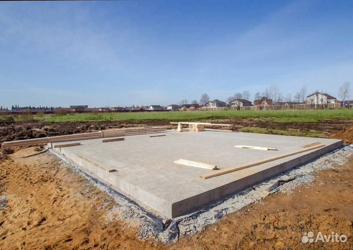 Фундамент железобетонная плита