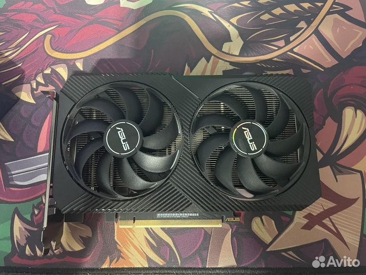 Видеокарта asus GeForce RTX 3050 Dual OC Edition