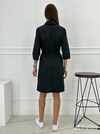 Медицинский халат черный