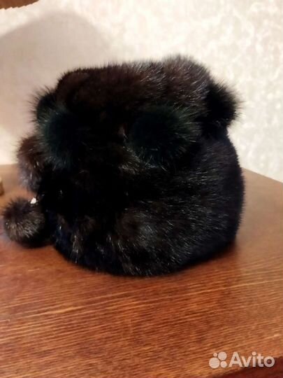 Шапка норковая женская бу